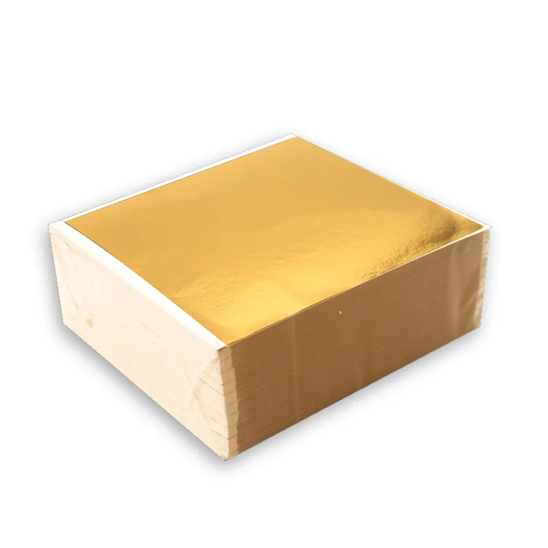 14*14CM color A B silver Taiwan gold leaf sheet nail decoration gilding leaves foil