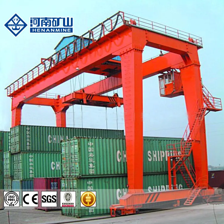 50 / 10 Ton Lifting Container RMG Rail Mounted Container Gantry Crane