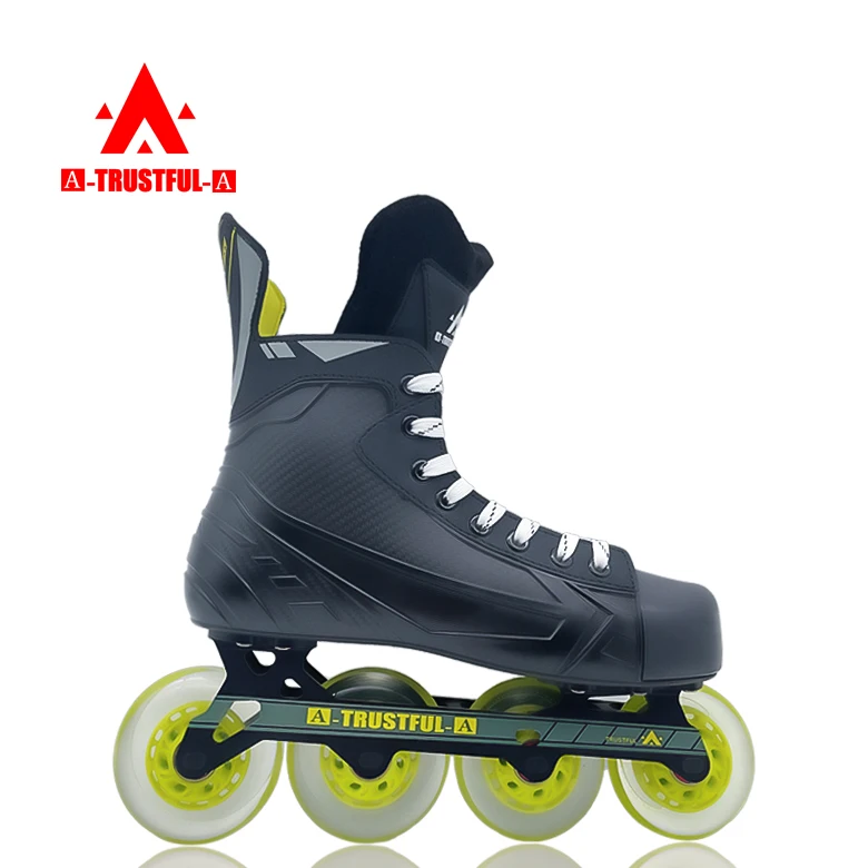 Wholesale professional hockey training high quality hardshell inline hockey skates