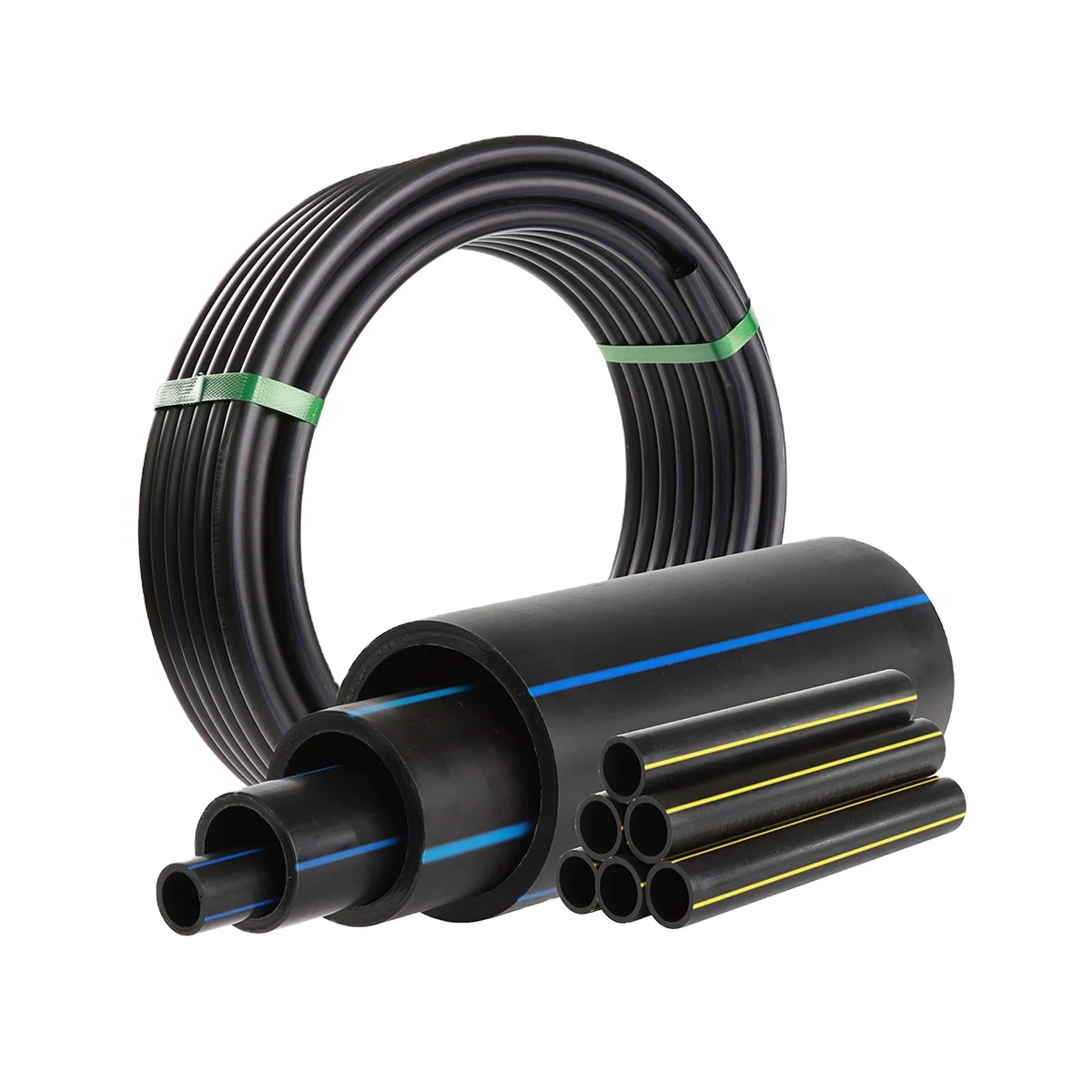 Dn1000mm Hdpe Water Pipe JS 3 Inch 4 Inch Water Pipe 32mm 40mm 63mm 6 Inch PE Plastic Tubes HDPE Pipe Price list