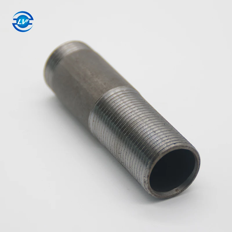Cold Galvanized Double Male Thread Long Short Astm Ansi B16.9 Npt Thread Pipe Nipples With Good Price