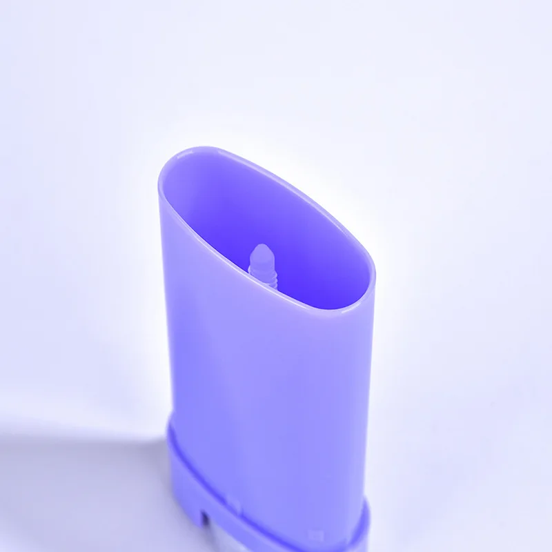 15 g oval deodorant plastic tube Daub type sunscreen stick packaging oblate solid PP face cleanser lip balm