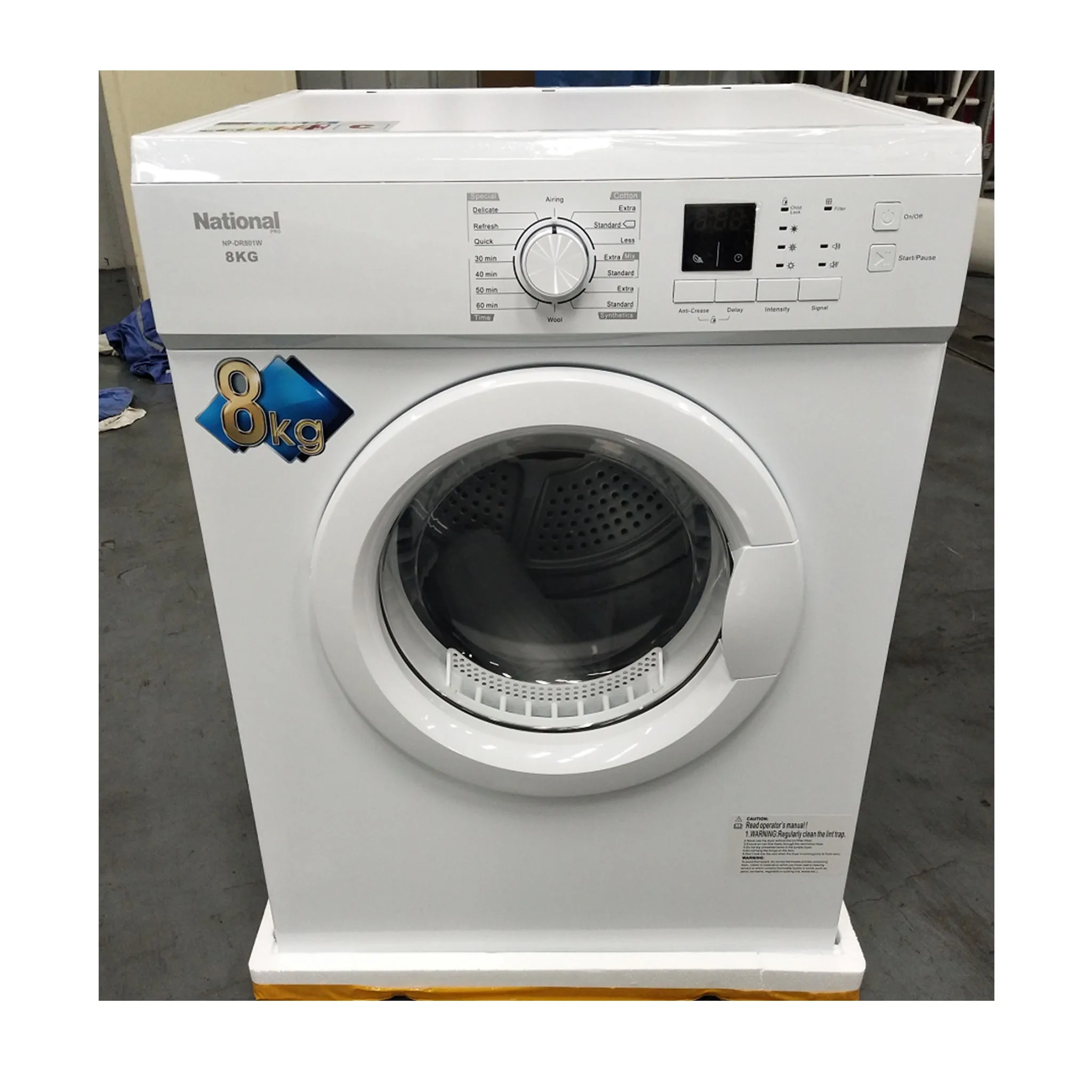 220v full automatic front loading drying machine