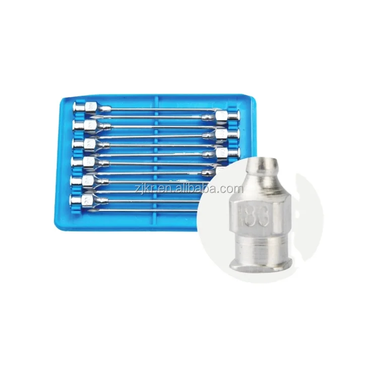 KD402 CETTIA factory outlet poultry and livestock reusable stainless steel injection needle for veterinary syringe