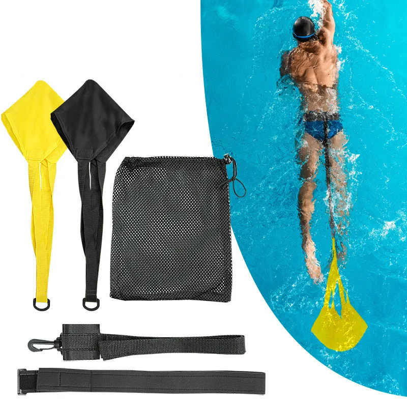 Professional swim training equipment swimming aquatic resistance belt build strength