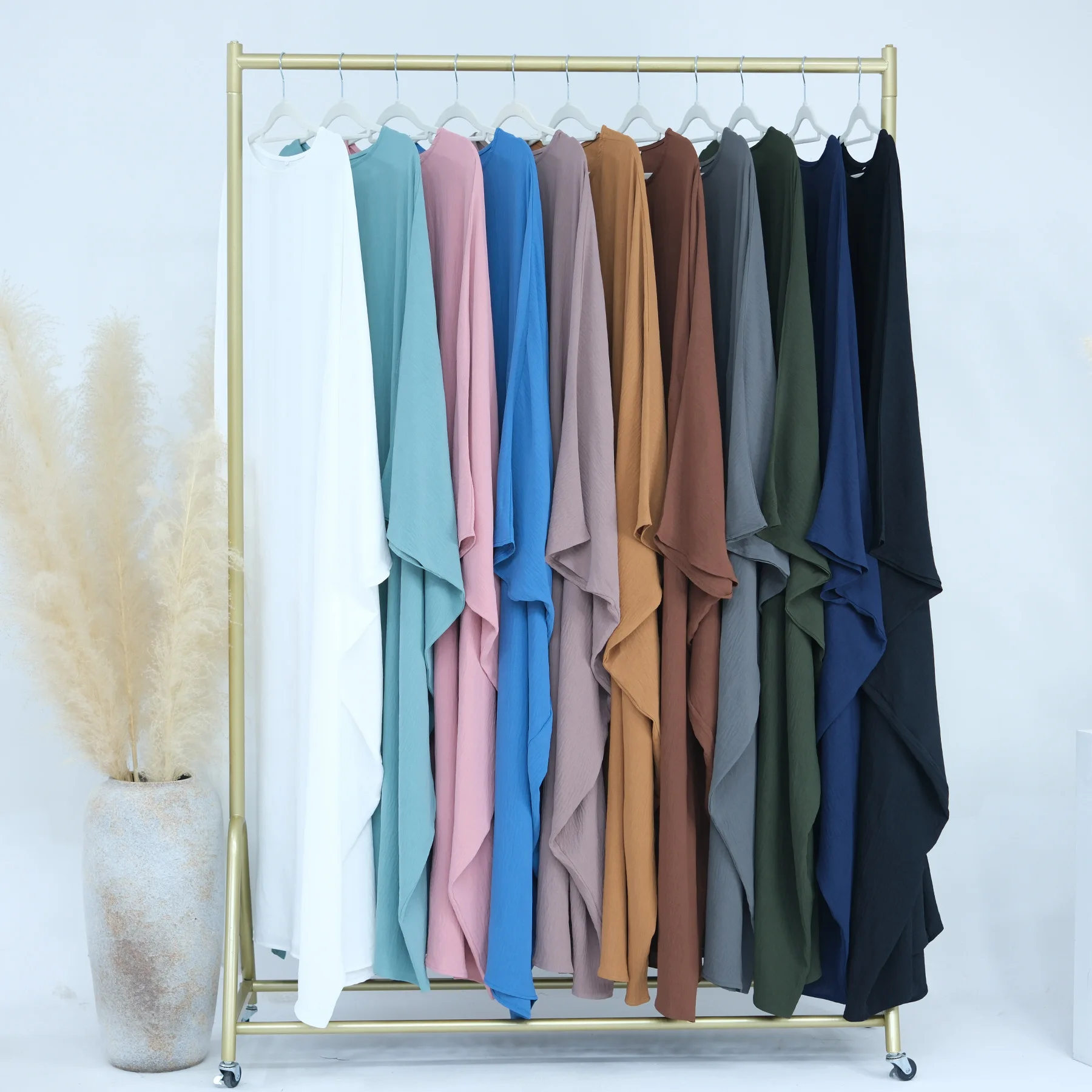 Custom Logo Batwing Sleeves Saudi Arab Designer Burqa Kaftan Dresses Dubai Eid Ramadan 2024 Abaya