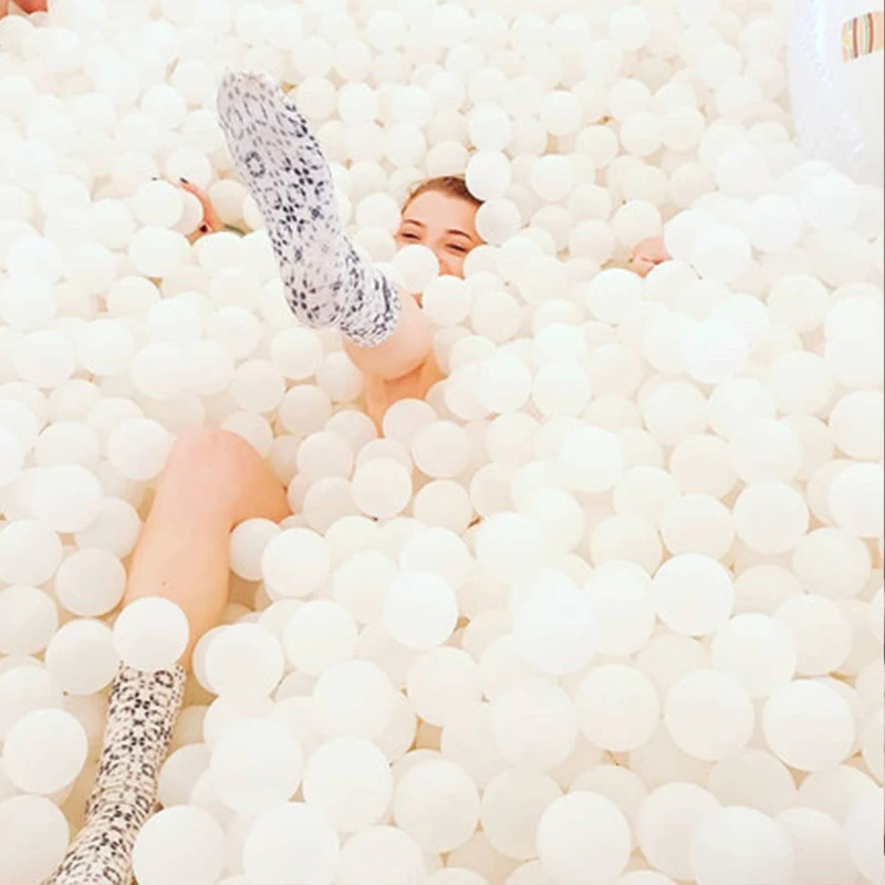 
Non Toxic Round Edges Soft Plastic Kids Play Balls for Baby or Toddler Ball Pit, Kiddie Pool, Indoor Playpen 