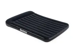 Bestway-67464 Regular Indoor Thin Airbed Folded Queen Inflatable Rubber Air Mattress With Built In Pump