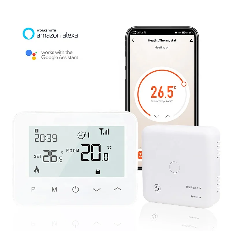 Tuya Smart WiFi Wireless Boiler Heating Programmable Thermostat