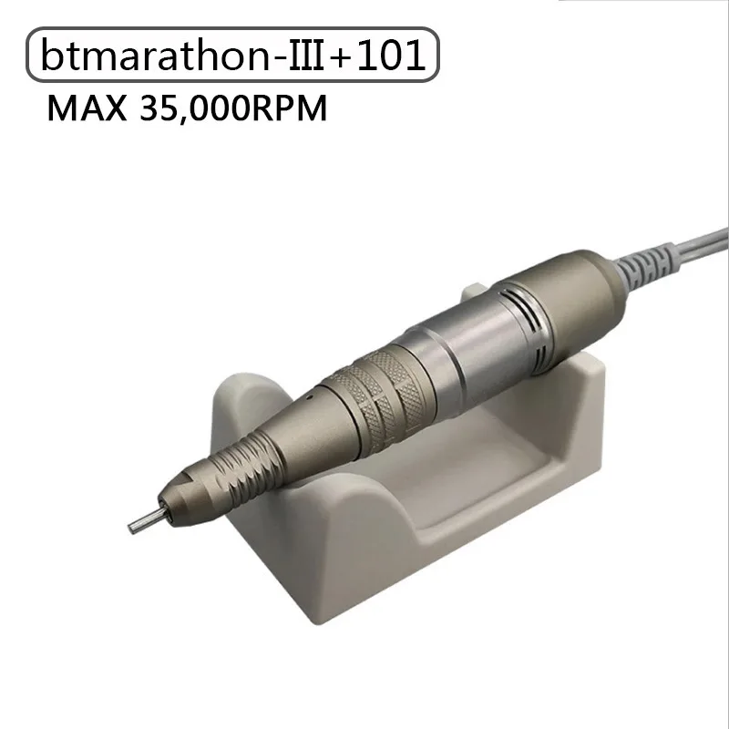 MARATHON Champion 3 +101 PRO Handle Electric Nail Drill 35000RPM STRONG 210 Micro Motor Grinding Machine For Nail Art Tools