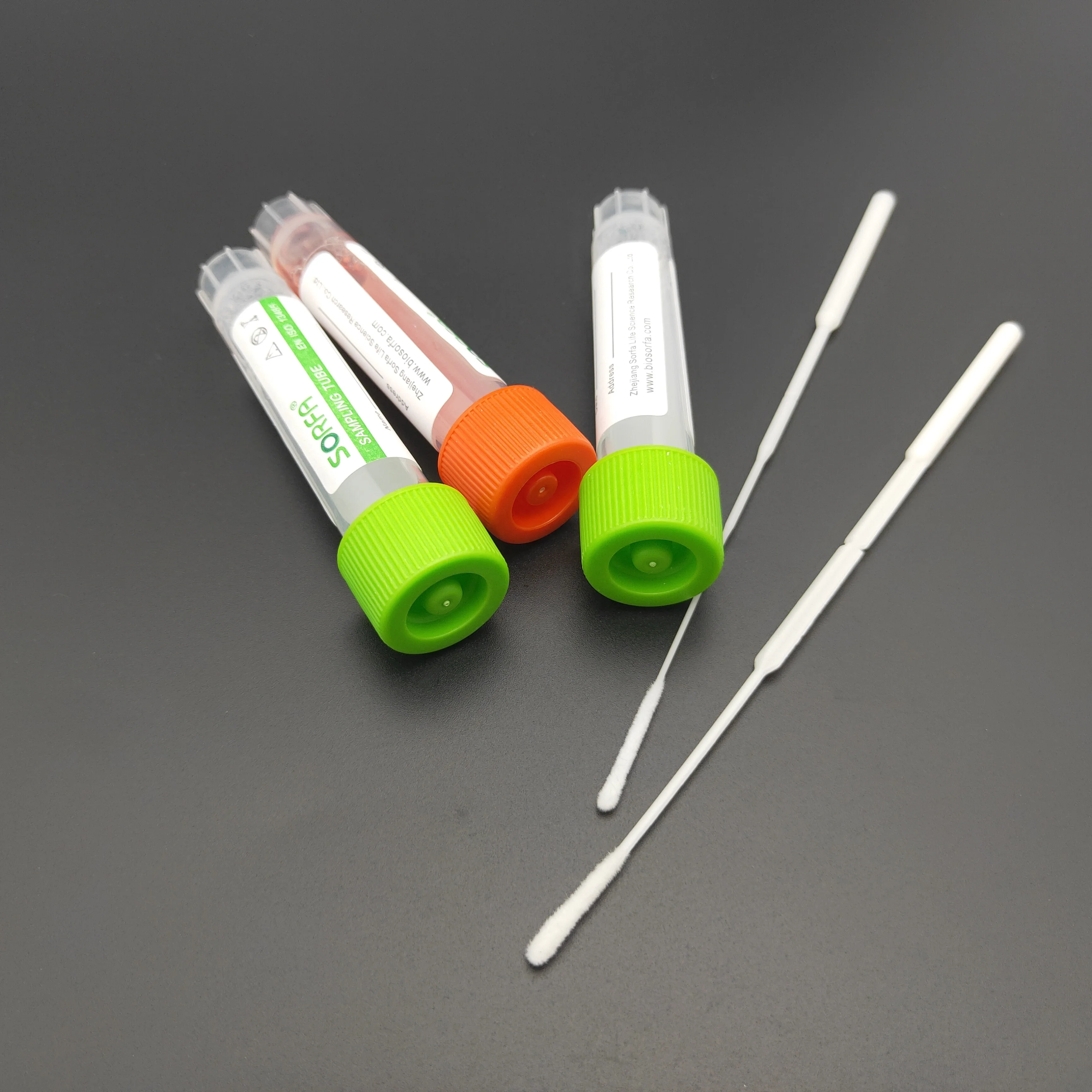 SORFA 2.5ml disposable specimen collection tube vtm kit swab lab medical sampling tube