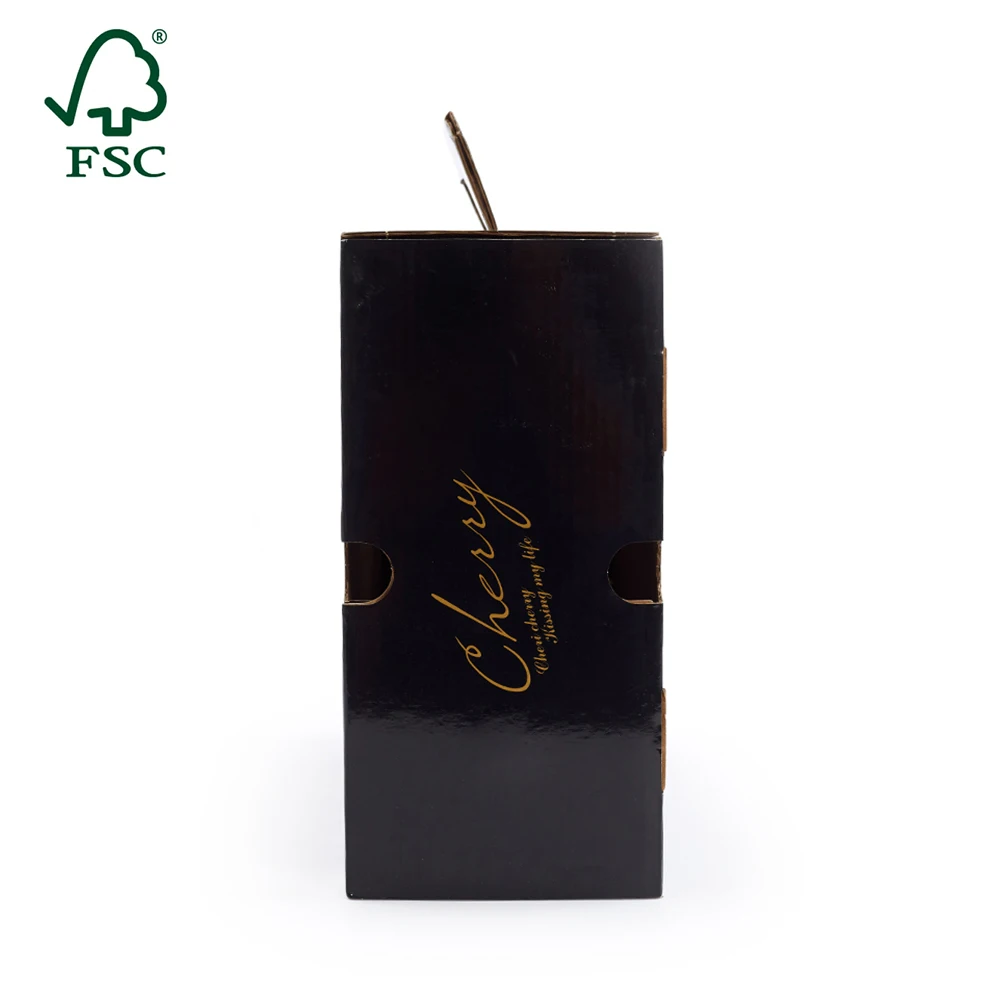 High Quality Custom Fruit Packaging Box Cherry Tomato Packing Carton Boxes Manufacturer