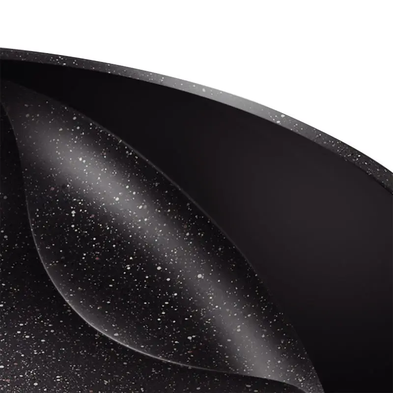 Black High Quality Forged Aluminium Non Stick Cookware Set Of Pots And Pans With Non-stick Coating