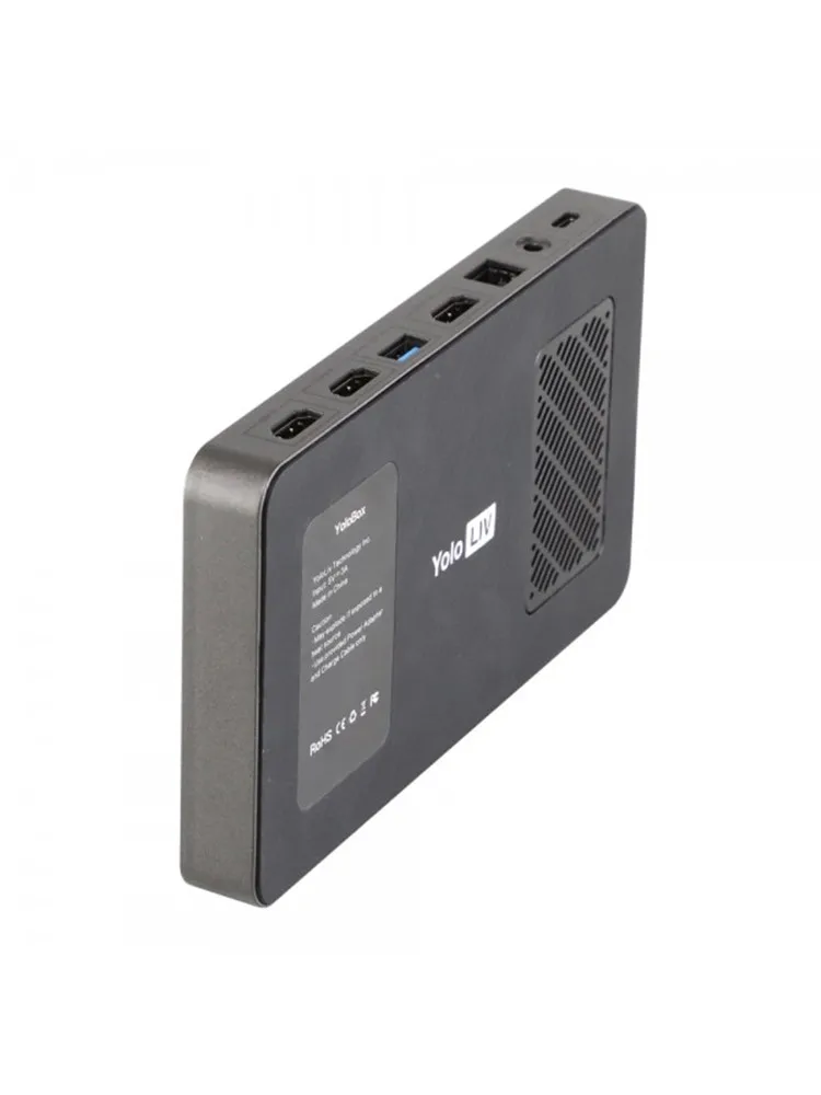 
Yolobox Portable Live Streaming Video Encoder Studio Live Broadcasting Device with 7 inch Touch- Screen Live Streaming Box 