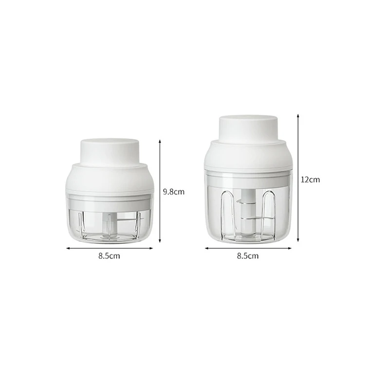 Mini electric garlic masher Small hand-pulled garlic machine Garlic masher baby food supplement cooking machine