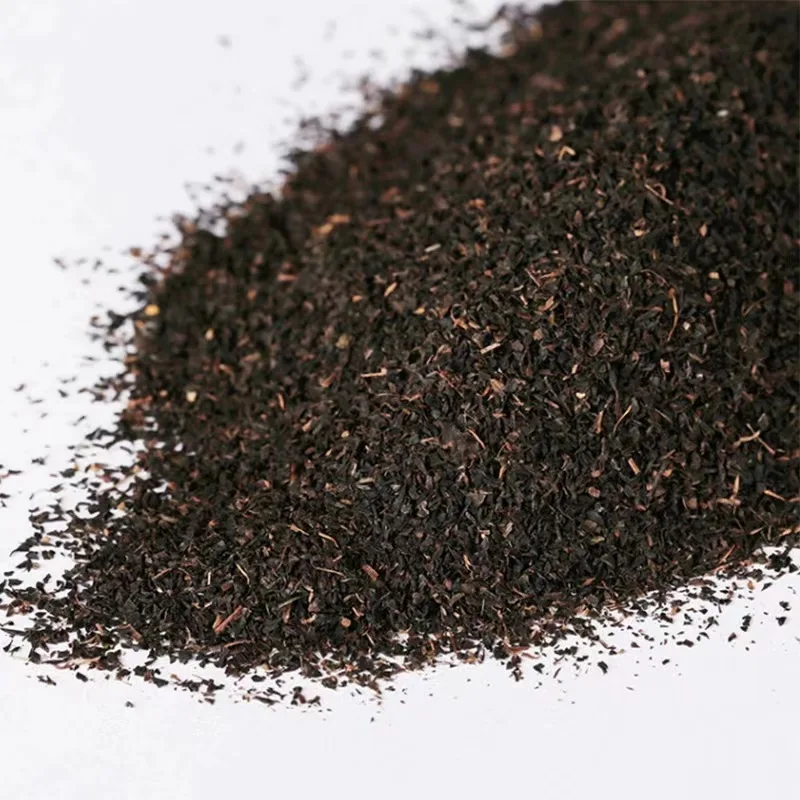 High quality Assam Ceylon black tea granules CTC red broken tea food grade raw materials bagged bulk tea manufacturers wholesale