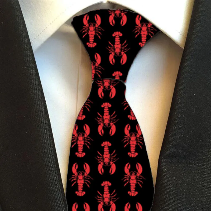 New Design Printed Custom Neckties Classic Polyester 8cm Flowers Men Tie Funny Ties For Formal Business Suit Party