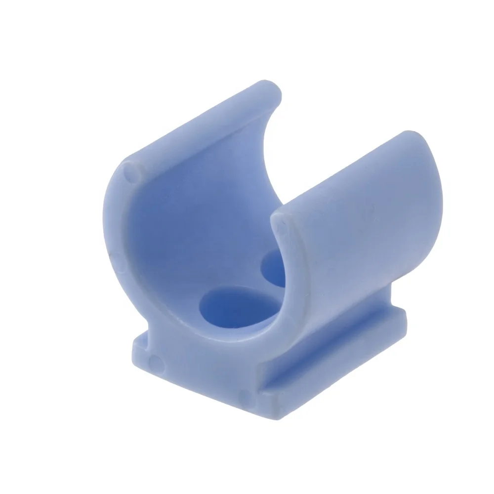 Double Hole Holder Fixed Pipe Plastic Saddle Clamp