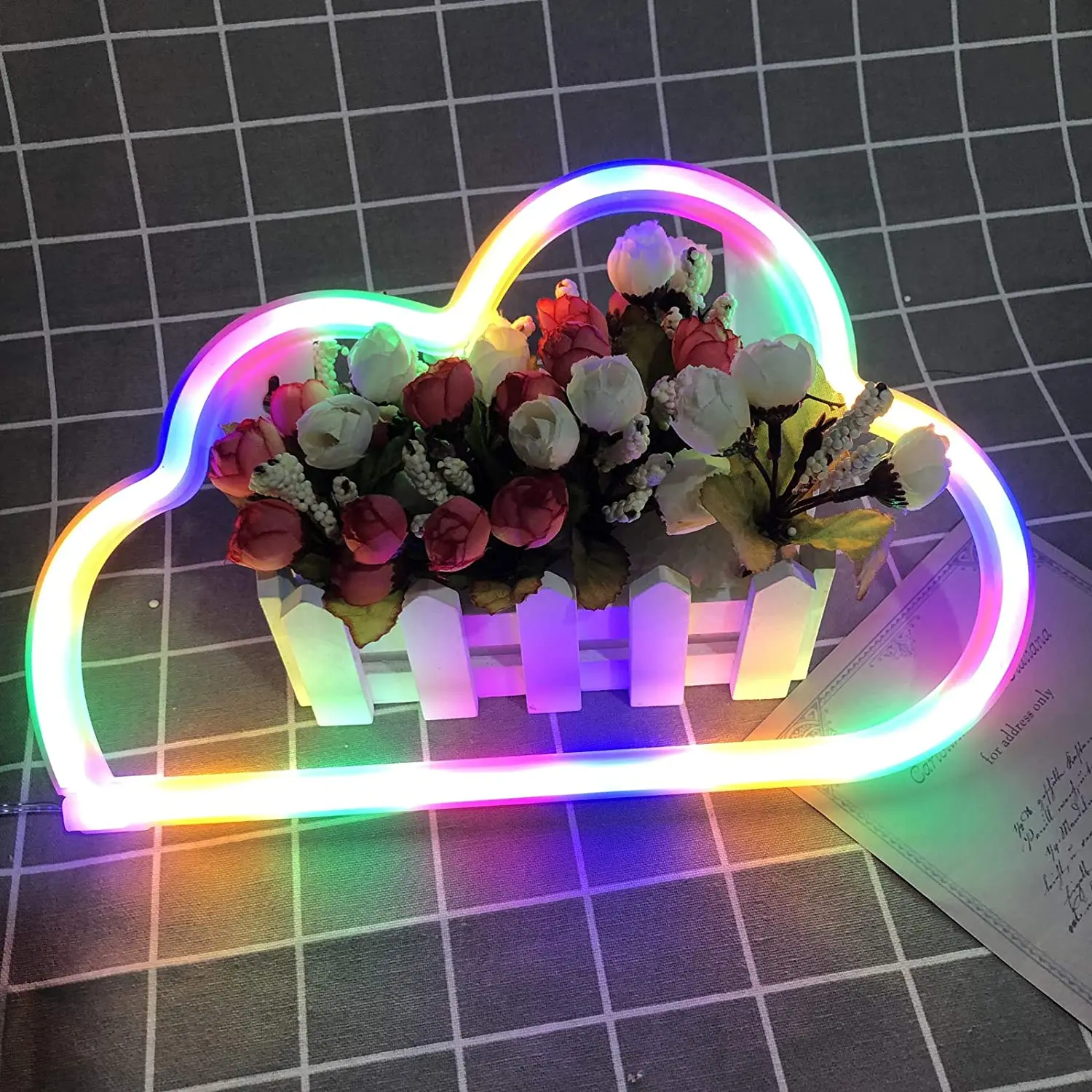 
hot sellings 2021 amazon neon lights star Moon cloud shape decorative lights for Room Restaurant Bar Party Christmas 