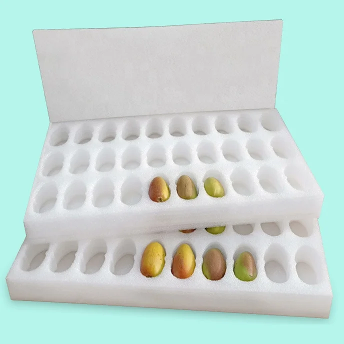 Custom Epe Foam Tray Insert Fruit And Egg Protection Transport Package Pearl Cotton Eva Sponge Packaging Material