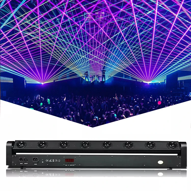 disco lazer led stage lighting rgb dj nightclub dancing moving head laser light for stage sale
