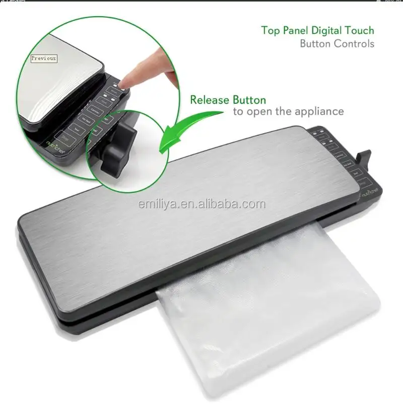 
Super Suction Double Pump Household Automatic Food Saver Dry Moist Vacuum packer 