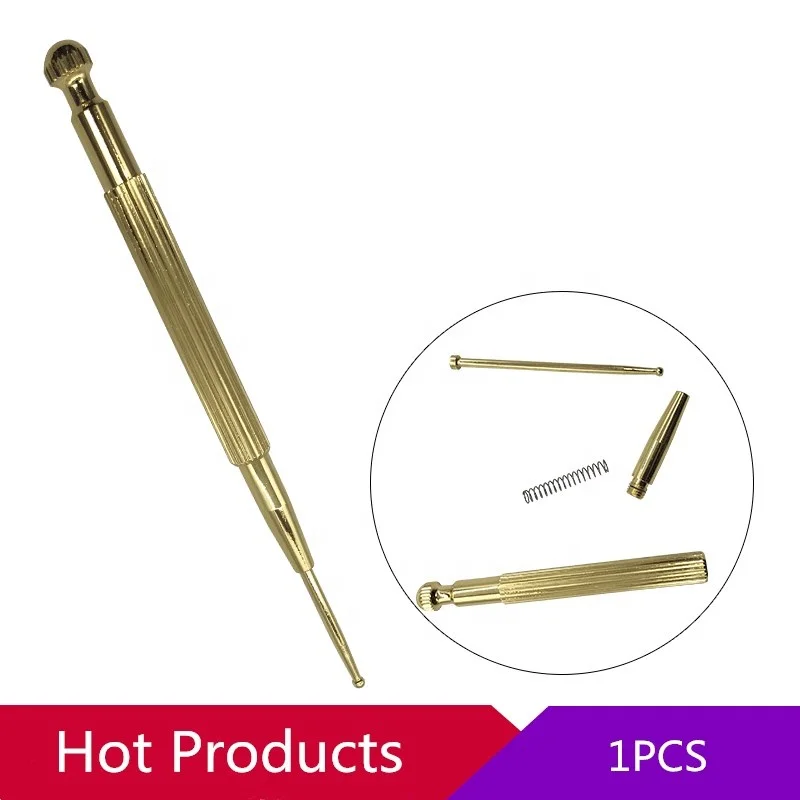 Brass Ear Pressure Acupuncture Point Massage Probe Auricular Detection Pen Stick Ear Care Health Care New