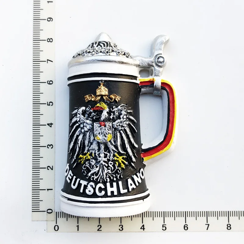 Wholesale Custom European Countries Different Country Souvenirs Fridge Magnet Poland Germany Souvenirs Fridge Magnets Home Deco