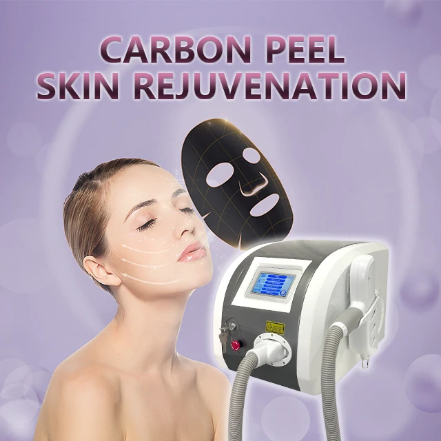 factory price Q Switch nd yag laser 532nm 1064nm 1320nm Tattoo Removal Machine, mini peel black doll  with ce iso certificate