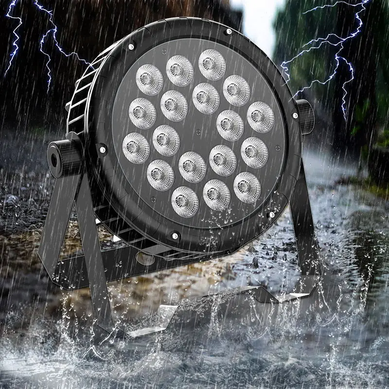 U`King 18 LEDs Par Light Waterproof IP65 Rated Outdoor 18x10W RGBW 4in1 Stage Light DMX512