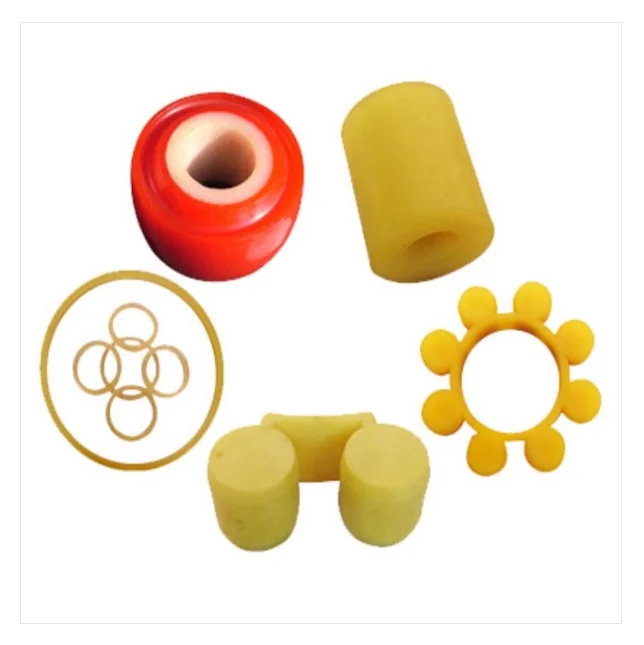 Plastic manufacturer mold customization 70A-90A shore yellow wear-resistant polyurethane bushing PU parts