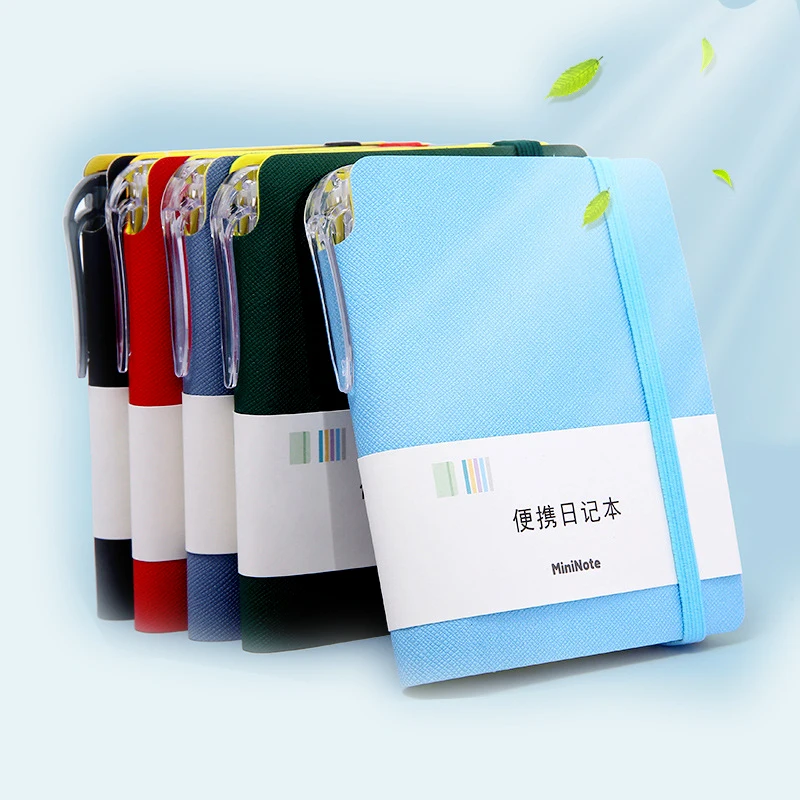 customized Portable Pocket Notebooks A6 /A7 School Journal Diary  A6  mini Journals With Pen