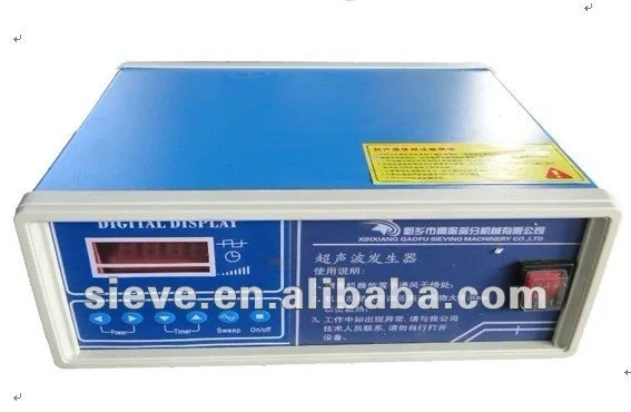 1 deck stainless steel ultrasonic vibrating screen