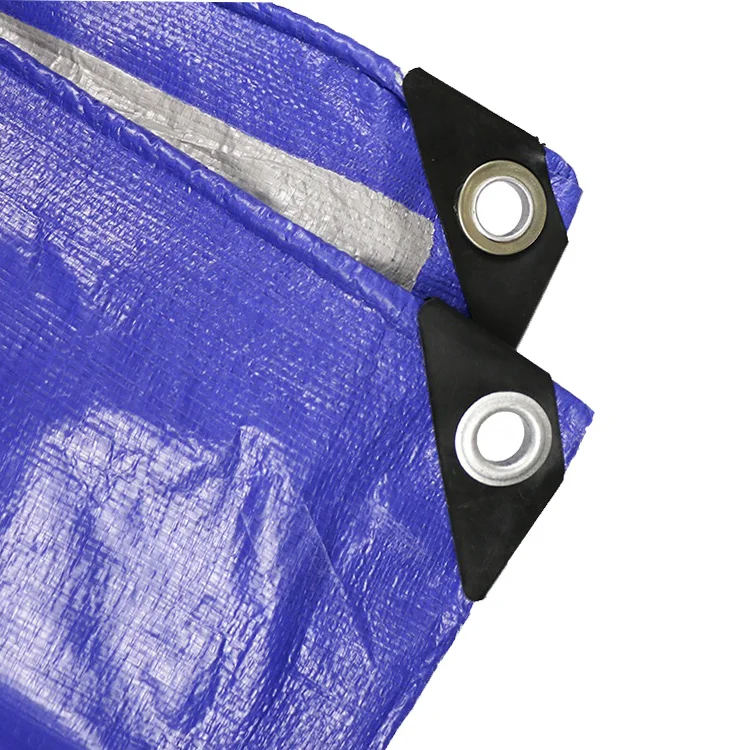 4mx6m 150gsm High quantity blue Tarpaulin/PE tarpaulin from china factory