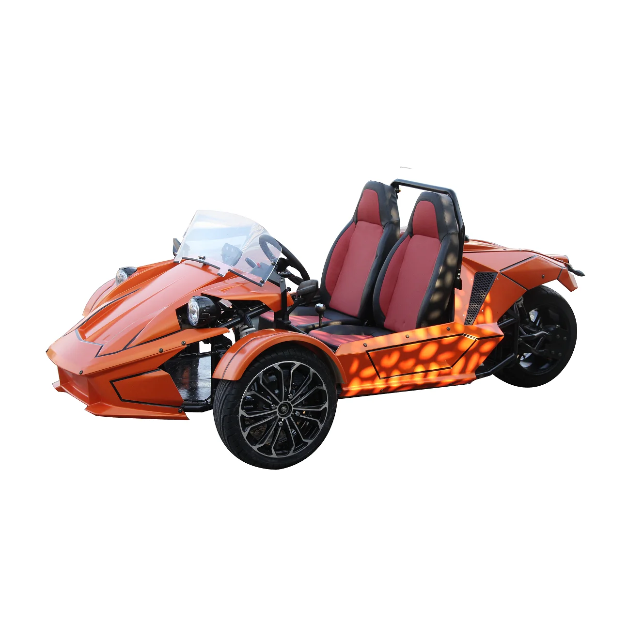 Direct Factory Sale 72V 80AH 120AH 150AH 3-Wheel ZTR Electric Trike RC Drift New Cars China UTV with 2 Seats