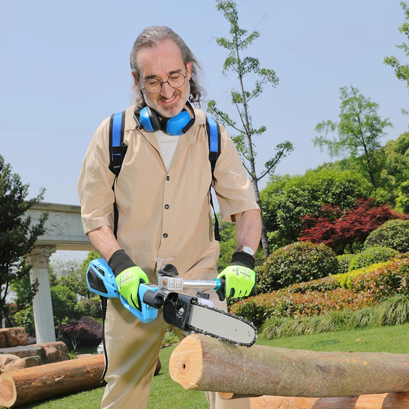 Multifunctional Brushless Battery Charging Electric Chain Saw 1280W