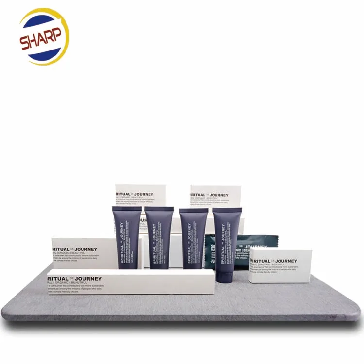 Wholesale high quality hotel supplier 5 star hotel bathroom amenity sets