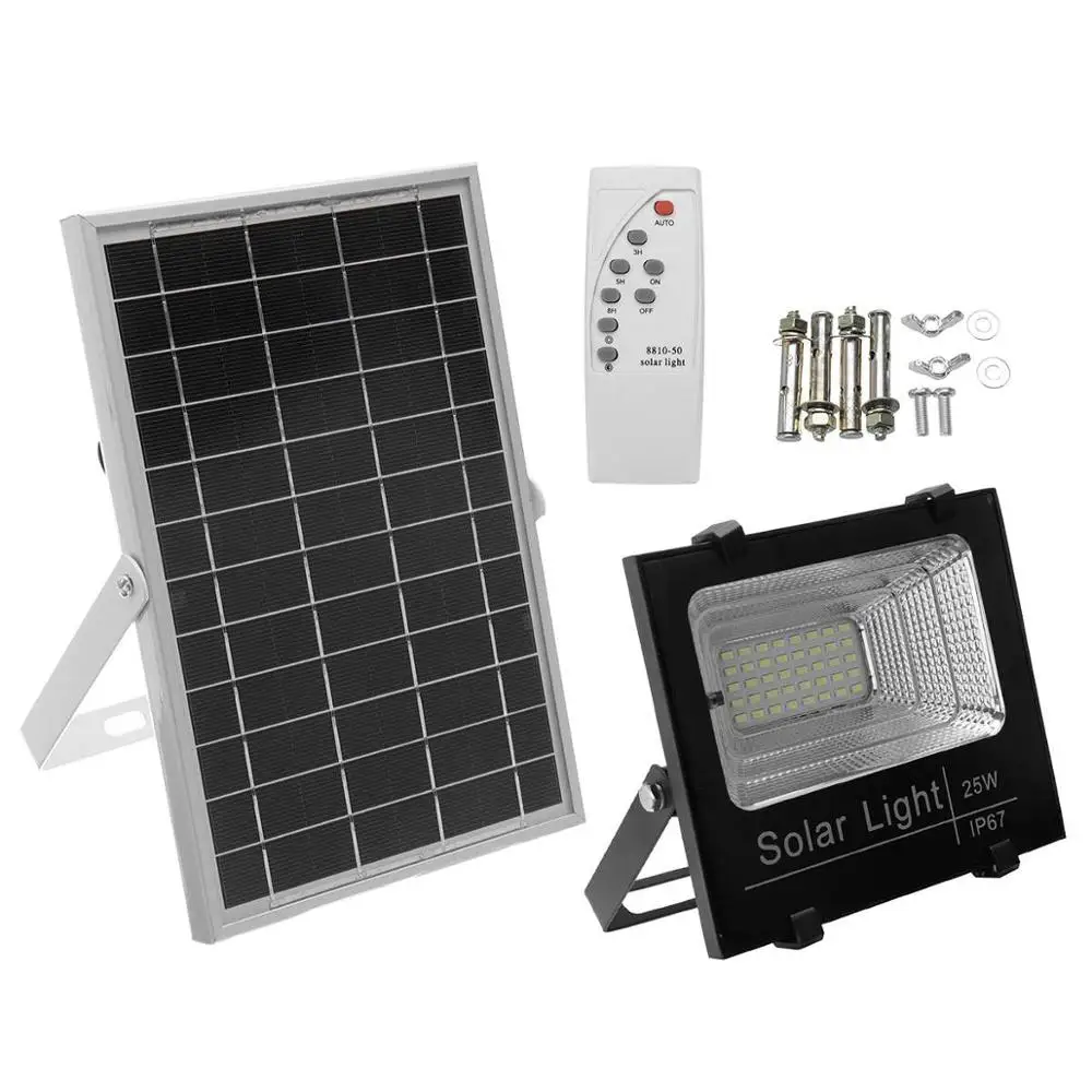 High Quality Wholesale Directly Monocrystalline Silicon Solar Panel Aluminium Waterproof Ip65 100w 200w 300w Solar Flood Light