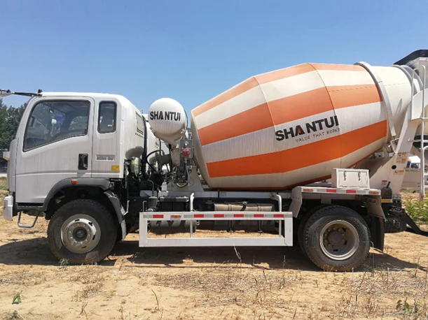 shantui 8 cubic HJC5410THB-56 concrete mixer truck for sale