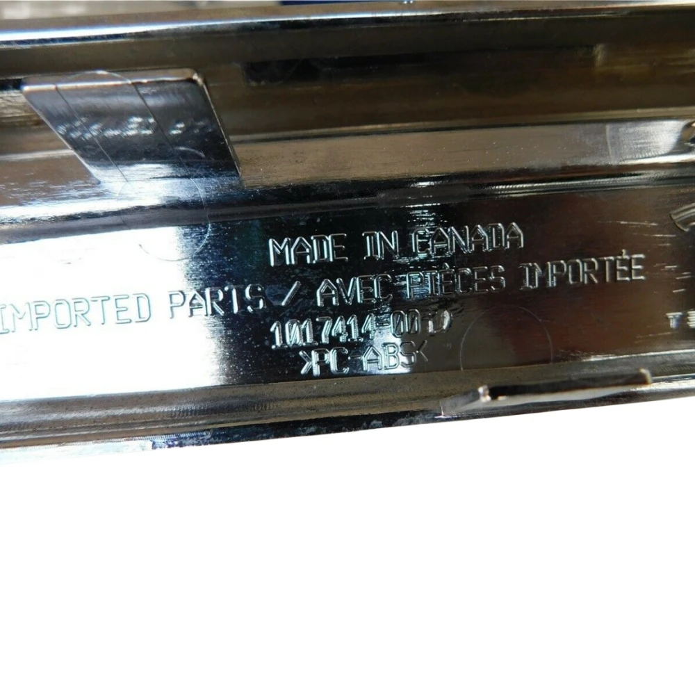 BAINEL Front Bumper Grille Grill Chrome Trim For TESLA MODEL S 2012-2016 1017414-00-D