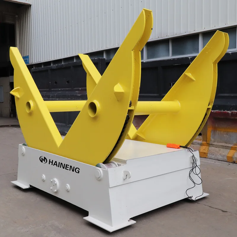 Automatic Granite Marble Block Turnover Conveyor Machine Stone Tilting Machinery