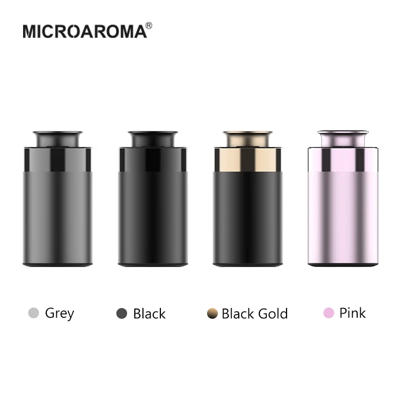 MICROAROMA Customized Portable Wireless Car Air Freshener USB Rechargeable Waterless Mini Aroma Diffuser