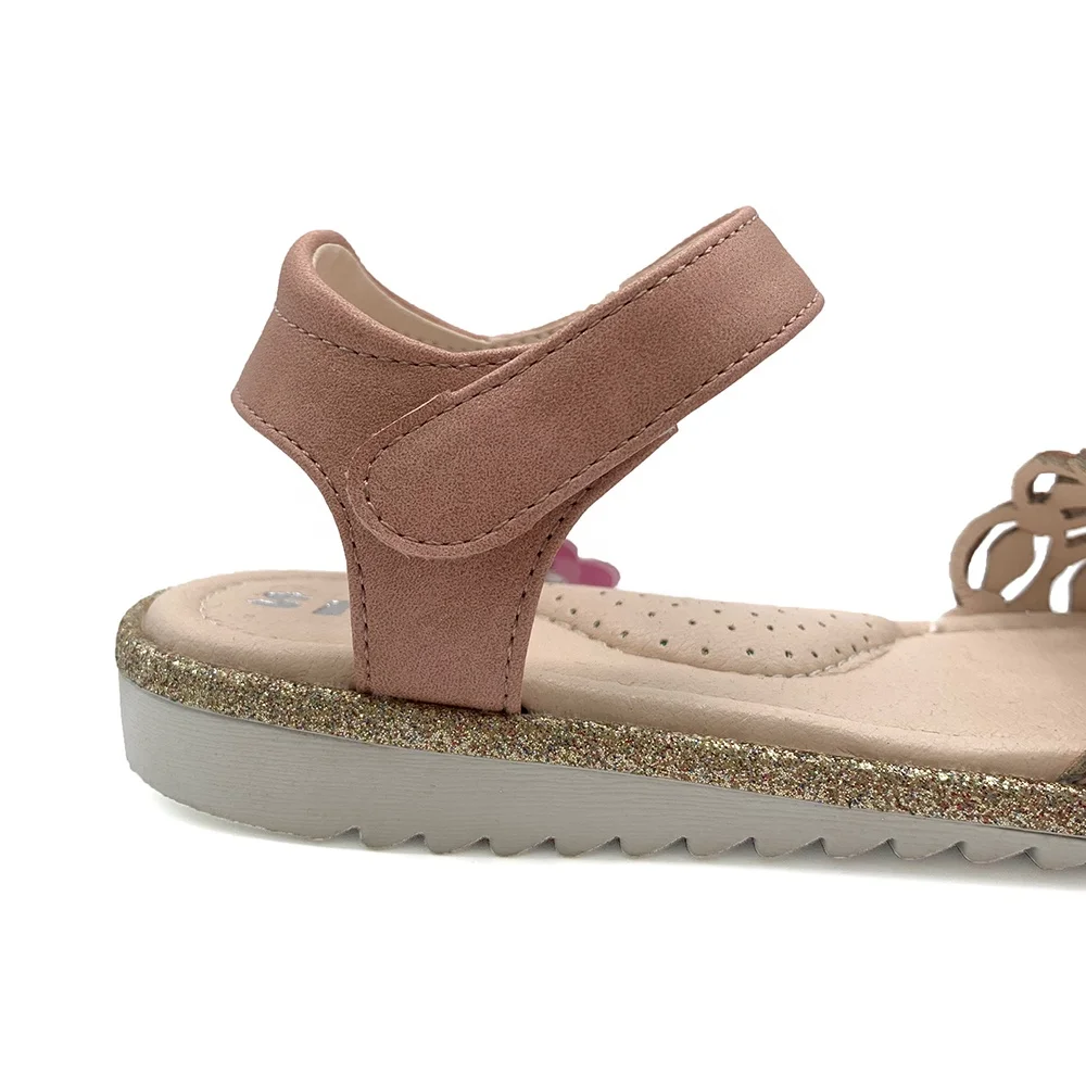 America Children Shoes 2019 Hot New Design Kids Sandals Girls Hard Sole  pu Genuine Leather Kids Sandals