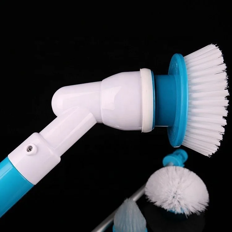 Rechargeable Electric Cleaning Brush Multi-functional Household Bathroom Cleaning Brush With Long Handle For Floor Corner Glass