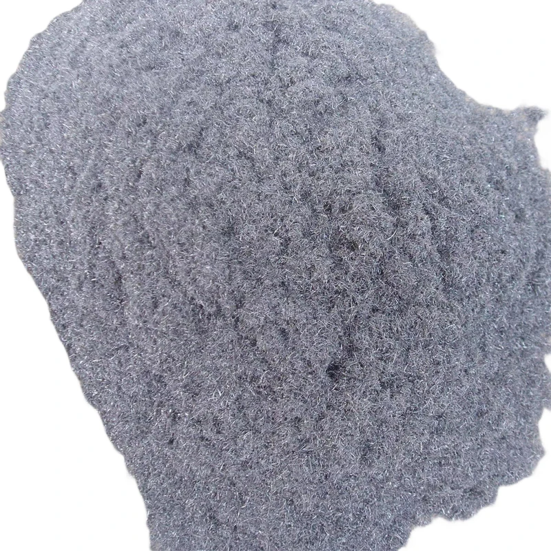 ZT3-60 Chopped Steel Wool Fiber Mn Material Powder Micro Steel Wool Steel Fiber 13mm 0.2