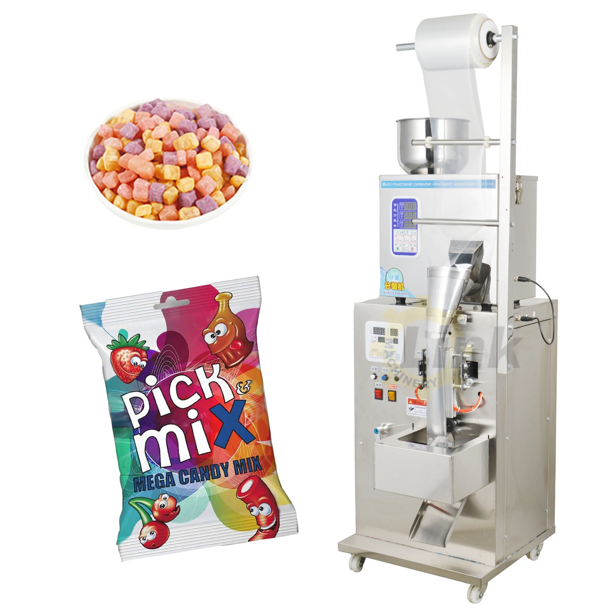 Small Automatic Vertical Granules Packing Machines For sugar/Candy/Flour /Salt/Nuts/Spices/Tea Bag Packaging Machinery Price