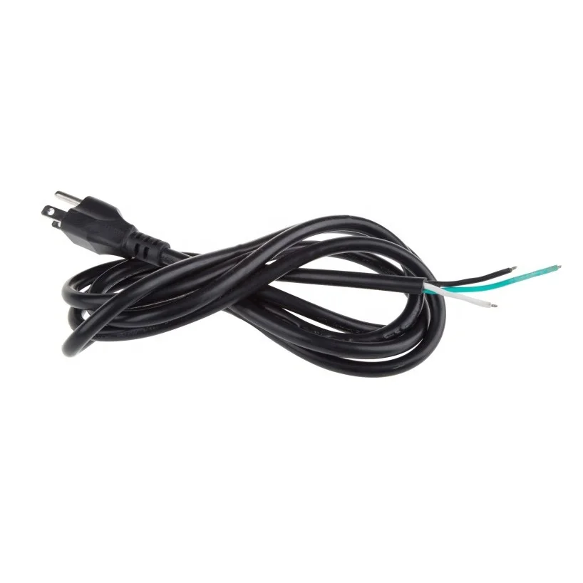2019 Hot sale USA ZB-03E 3 pin NEMA5-15P plug power cord 3 cores to you