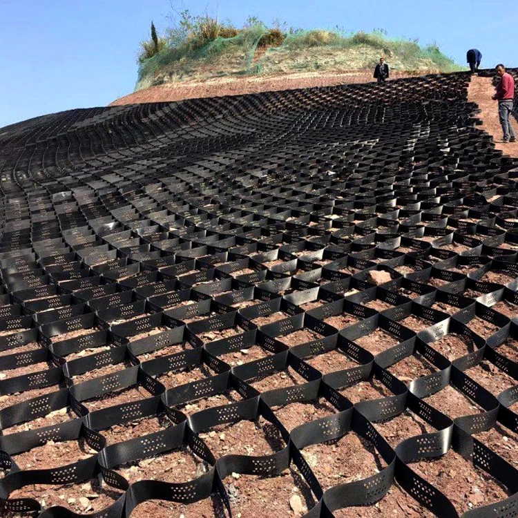 ZCWY geocell hdpe material gravel stabilizer 10cm hdpe geocell price