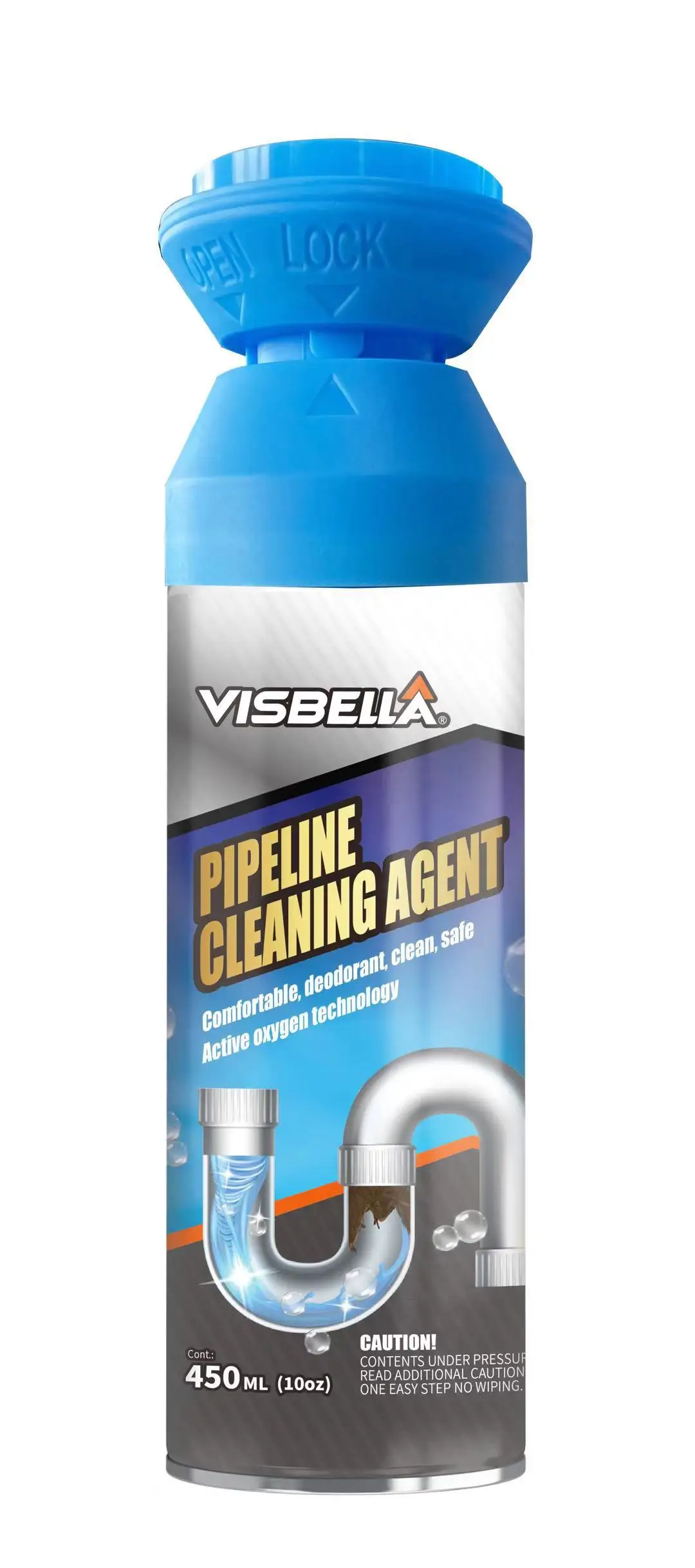 Жидкость для очистки трубопроводов Visbella по заводской цене, 450 мл
