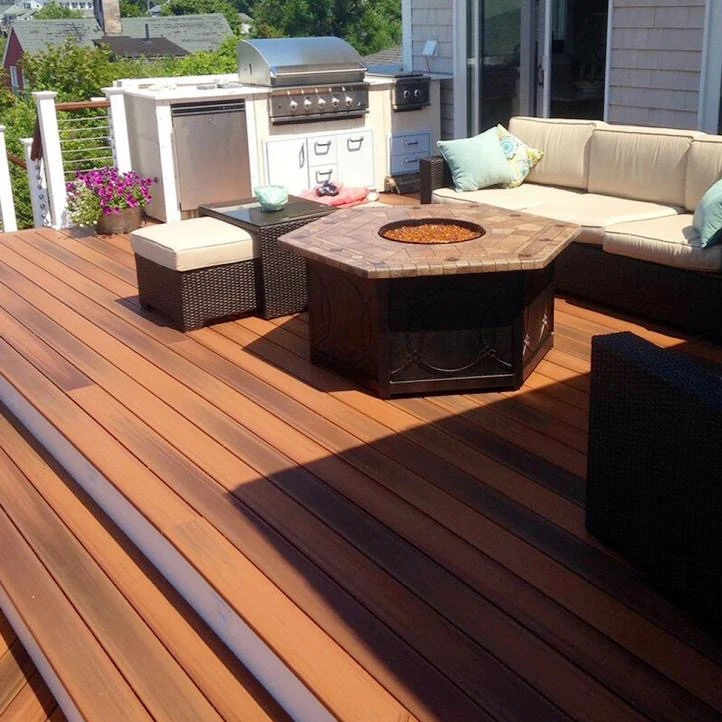 Garden Backyard Wood plastic composite deck Wpc Composite Decking
